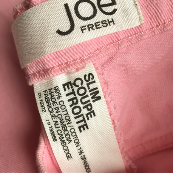 EUC Joe Fresh Light Pink Cropped Jeans. - Picture 3 of 3